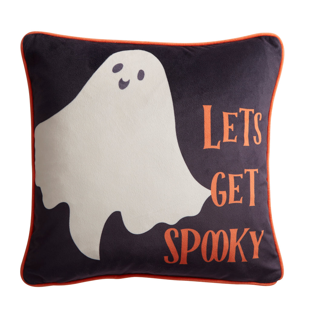 Bedlam Spooky Ghost Grey 43cm x 43cm Cushion