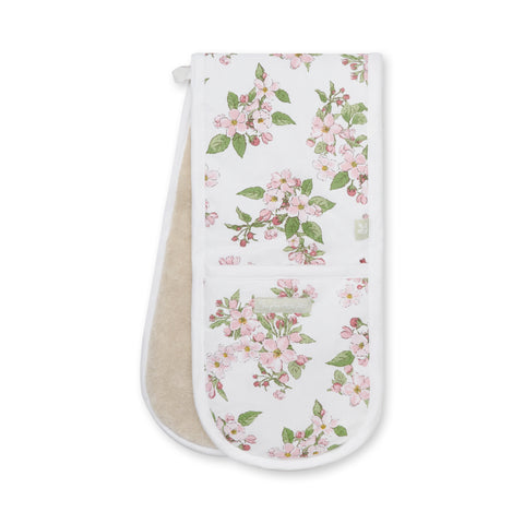 ALL116100 Sophie Allport Natural Trust Blossom Double Oven Glove