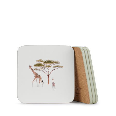 COC13101 Sophie Allport ZSL Wild Savannah Coasters Set of 4