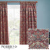 Morris & Co Strawberry Thief Jacquard Pencil Pleat Curtains