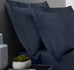 Serene 100% Polyester Plain Dyed Navy Sheets