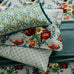 V & A Botanical Harmony Teal & Claret Duvet Set