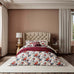 V & A Chinoiserie Charm Blue & Red Duvet Set