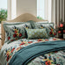 V & A Botanical Harmony Teal & Claret Duvet Set