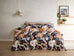 Vantona Essentials Floral Brush Multi Duvet Set