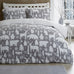 Fusion Arctic Animals Grey Fleecy Duvet Set