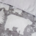 Fusion Arctic Animals Grey Fleecy Duvet Set