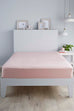 Serene 100% Polyester Plain Dyed Blush Sheets