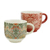 FG6864 William Morris at Home Useful & Beautiful Two Assorted Fine Bone China Mugs