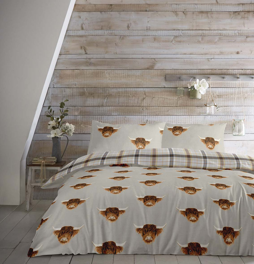 Fusion Highland Cow Duvet Set