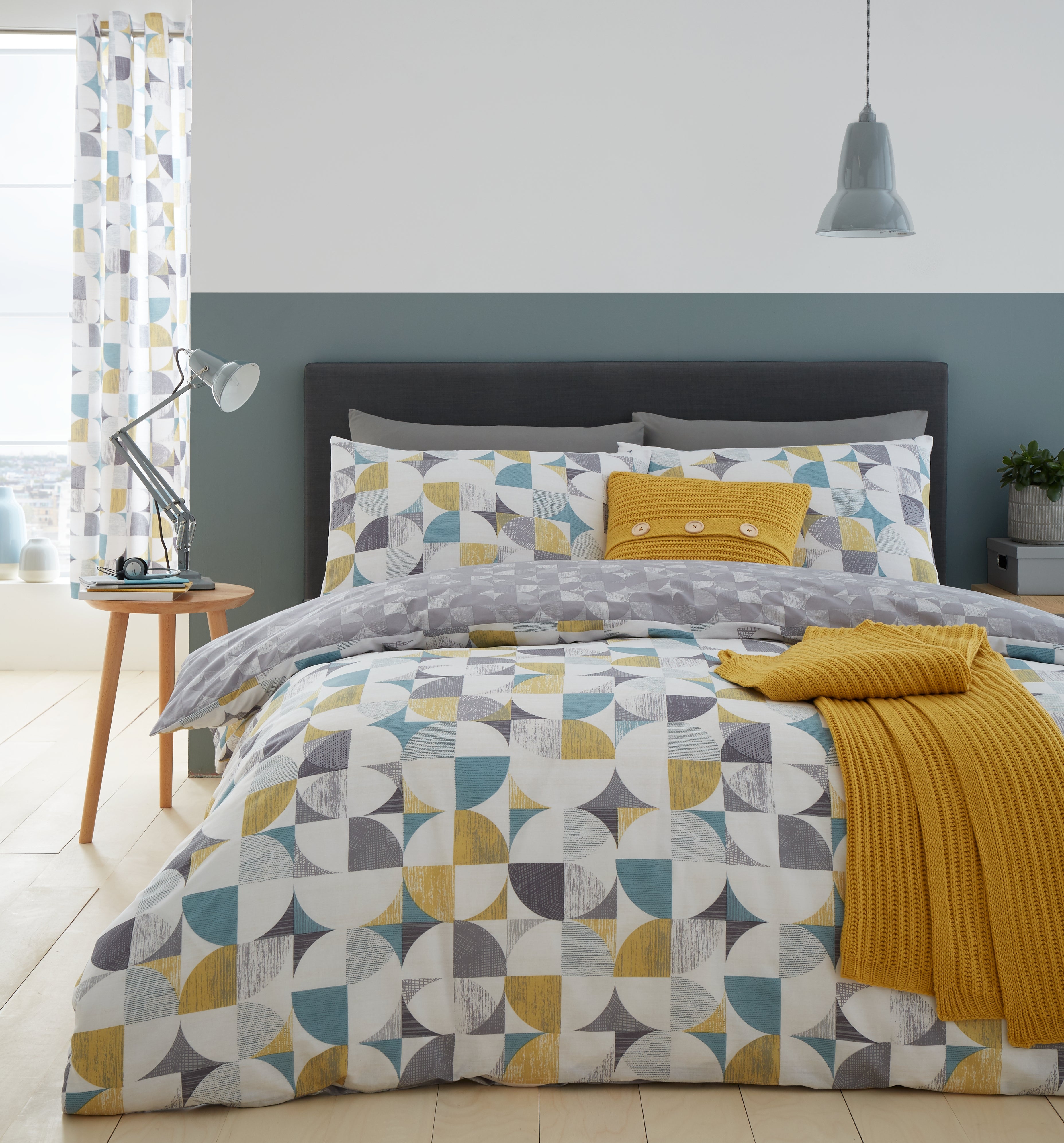 Catherine Lansfield Retro Circles Multi Bedding (ORDER ONLY