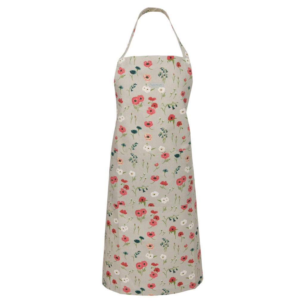 ALL103250 Sophie Allport Poppy Meadow Adult Apron