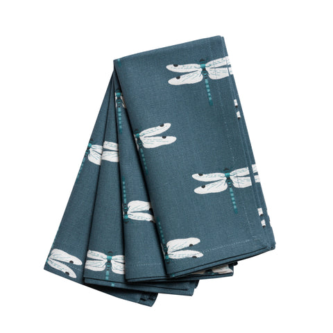 ALL57300 Sophie Allport Dragonfly Napkins Set of 4