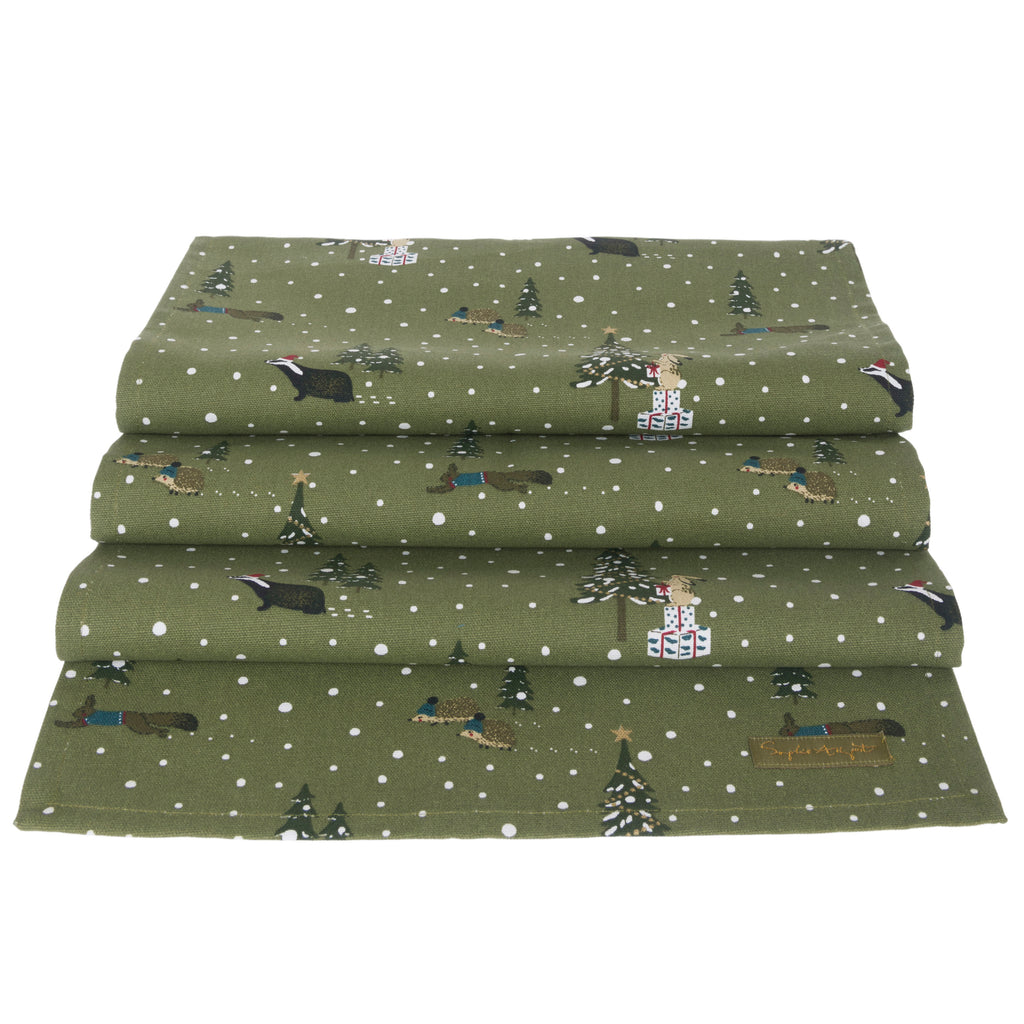 ALL84810 Sophie Allport Festive Forest Table Runner