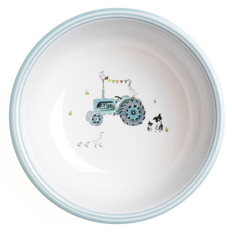 MBL24142 Sophie Allport On the Farm Children`s Melamine Bowl