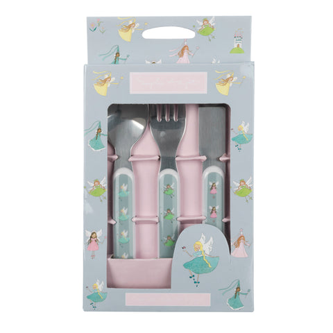 MCS9103 Sophie Allport Princess Fairies Childrens Melamine Cutlery Set